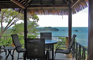 View from Covered Patio, Living Room and Bedrooms.