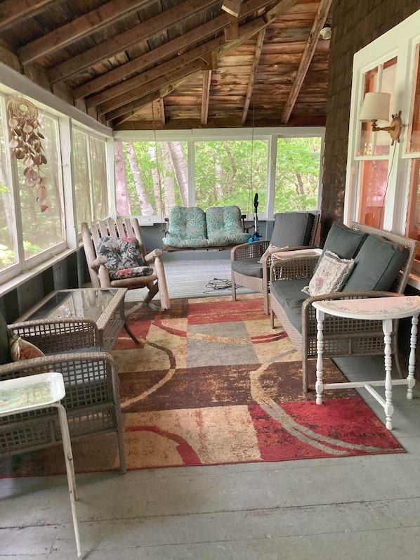 Relax on the wraparound porch