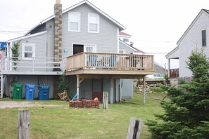 Rear view of house and yard