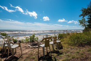 Beach side firepit