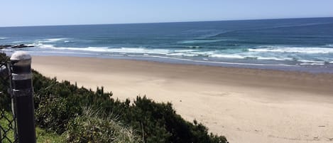 Beach from the top stairs of NW 21st Street beach Access
