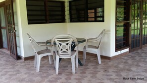 Outdoor seating area