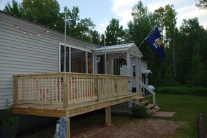 Enjoy your morning coffee on the front porch