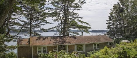 View from Driveway with the waterfront in  the background