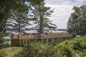 View from Driveway with the waterfront in  the background