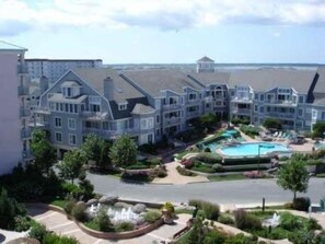 Gardens Building with outdoor pool