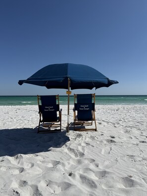 Beach Service is provided March 1st - October 31st, weather permitting. 