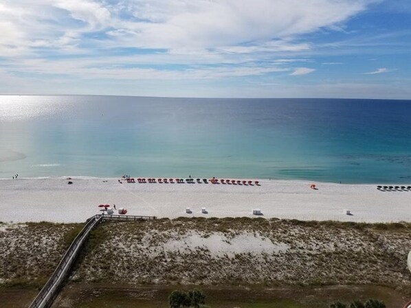 Ocean view from balcony