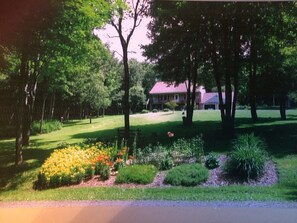 Front yard taken from the driveway
