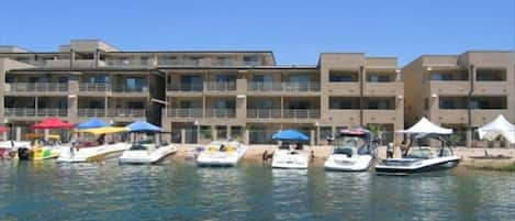 Water Front Condo Complex with plenty of room to park your boats and jet skis