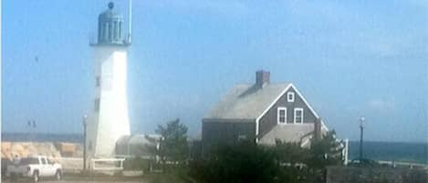 Located just 5 houses away from historic Scituate Lighthouse