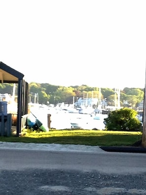 Scituate Harbor across the street, view from the porch.