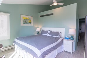 Upstairs Master with King and full bath