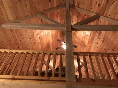 Gorgeous, Amish-Built Post and Beam Cabin on 10 acres, relax and unplug!