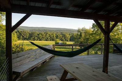 Gorgeous, Amish-Built Post and Beam Cabin on 10 acres, relax and unplug!