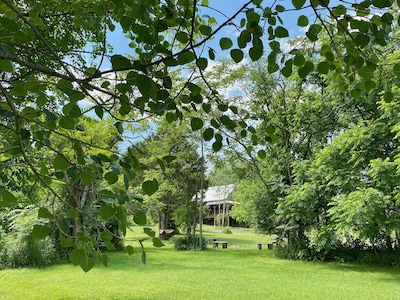 Gorgeous, Amish-Built Post and Beam Cabin on 10 acres, relax and unplug!