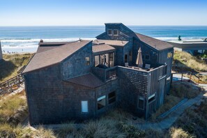 Back of the house looking toward the ocean. 