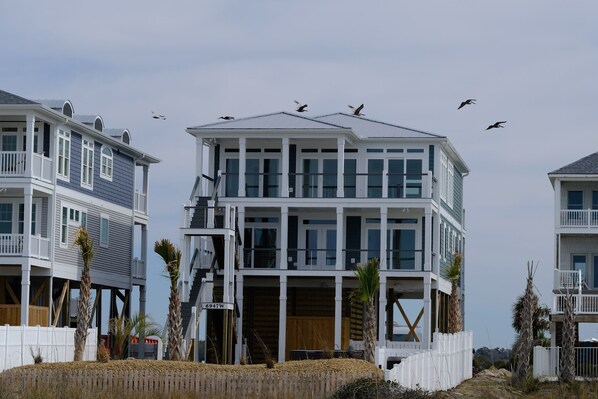 Oceanfront & Soundfront Home with many Decks to Enjoy the Water Views!