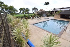Heated pool and BBQ to use