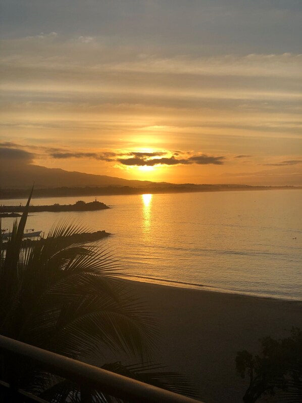 View from the Balcony at sunrise