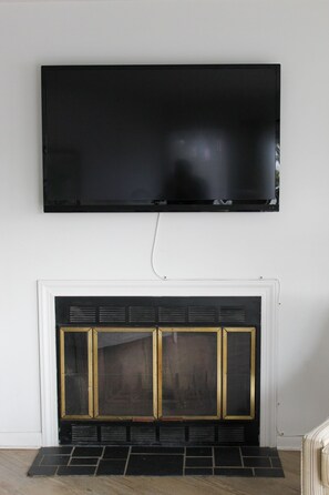 Large TV in living room