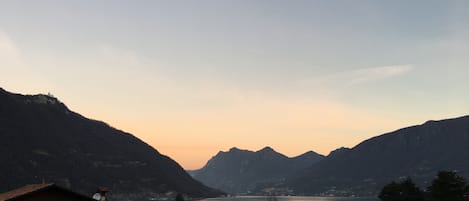 Sunrise view from the patio/kitchen