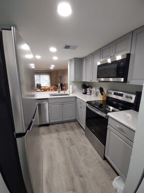 Newly remodeled kitchen.  All new appliances