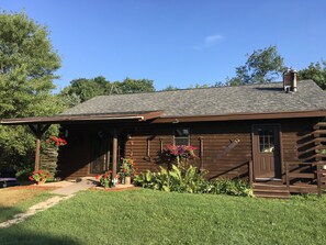 Good mornings happen at River Ridge Cabin