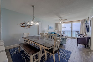 Dining with Gulf view