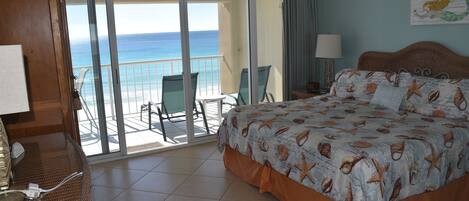 WALK OUT TO BALCONY FROM MASTER BEACH FRONT BEDROOM