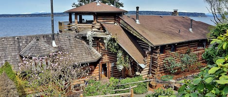 Log Castle Over Puget Sound