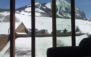 This is the view, sitting in the living room- or from 2 of the bedrooms.