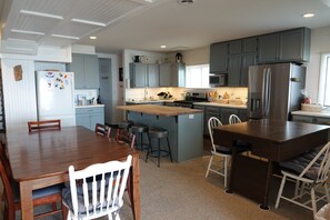 Kitchen with 2 refrigerators