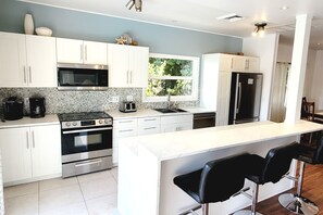 Updated Modern & Open Kitchen is Perfect for Family Meals