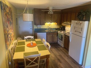 Fully stocked kitchen