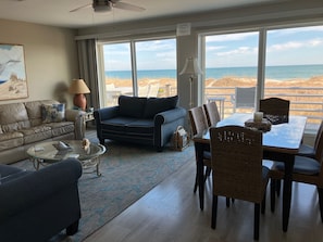 Incredible view of the ocean from the living area