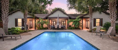 A private pool welcomes you to Casa de Playa!