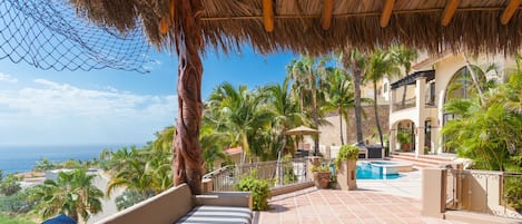 View of the house from Palapa