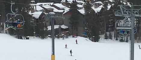 Best location in Breckenridge! Literally on the slopes. No walking, no poling. 