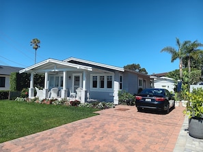  Home with large lot, patios and a short walk to beaches,ocean side of Coast Hwy