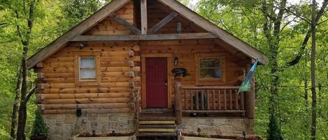 Front of cabin 