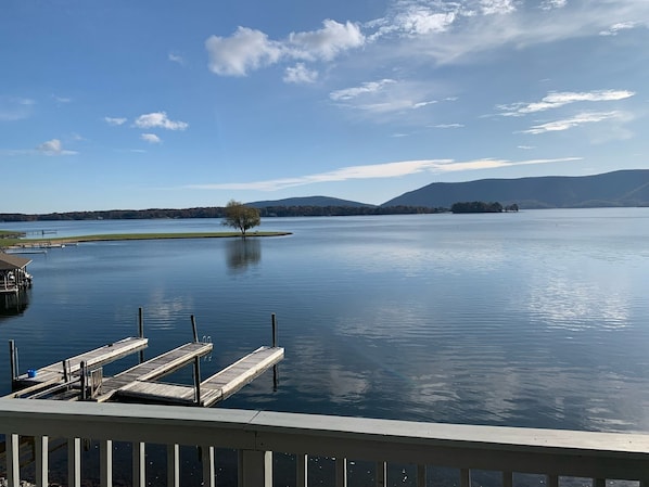 View from the main level deck