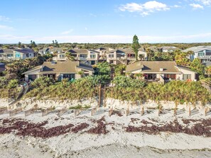 Drone view from Beach