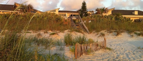 View from the beach of our unit!