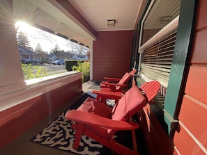 There is a wraparound porch, perfect for that morning cup of coffee.