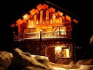 Nothing better than being warm and snug on a winter night in your log home!