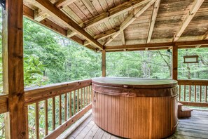 what a view from the hot tub