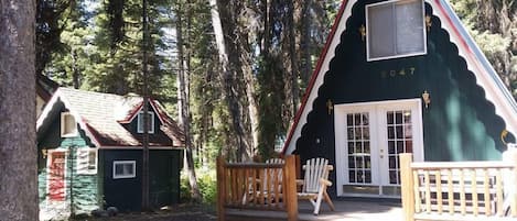 Main house and bunkhouse