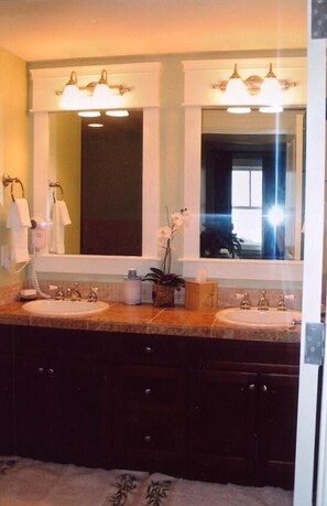 Bath Vanity Off Master Bedroom