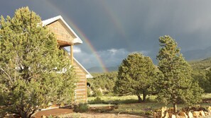 Rainbows frequently grace High Country Heaven. Come find your pot of gold!